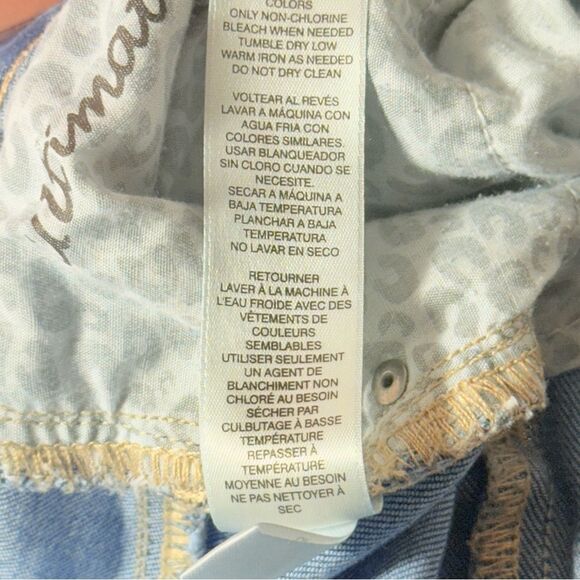 Chicos Platinum cropped Denim Jeans size 2/12 soft stretch - Picture 9 of 10